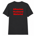 “Albanian Husband Material” - Black Classic Fit T-Shirt
